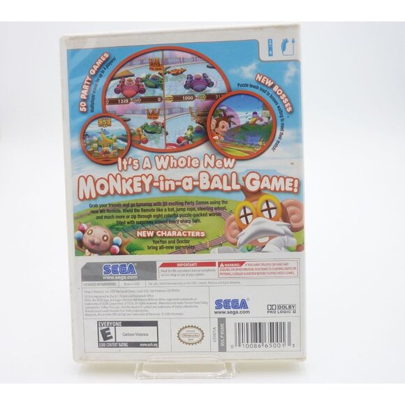 Wii Super Monkey Ball Banana Blitz No Manual - Picture 2 of 4